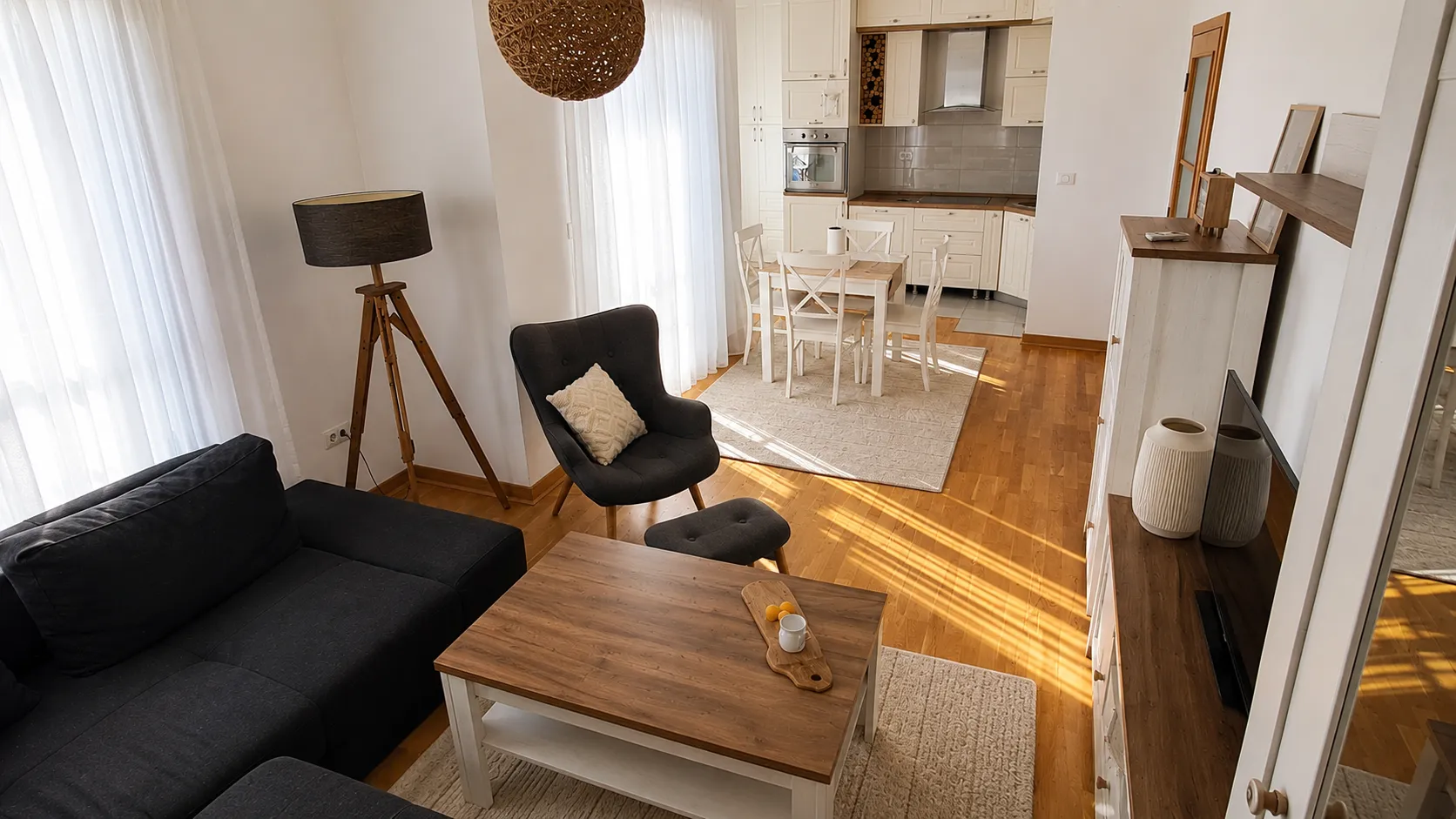 Rent, one bedroom apartment, 51m², City Kvart, Podgorica
