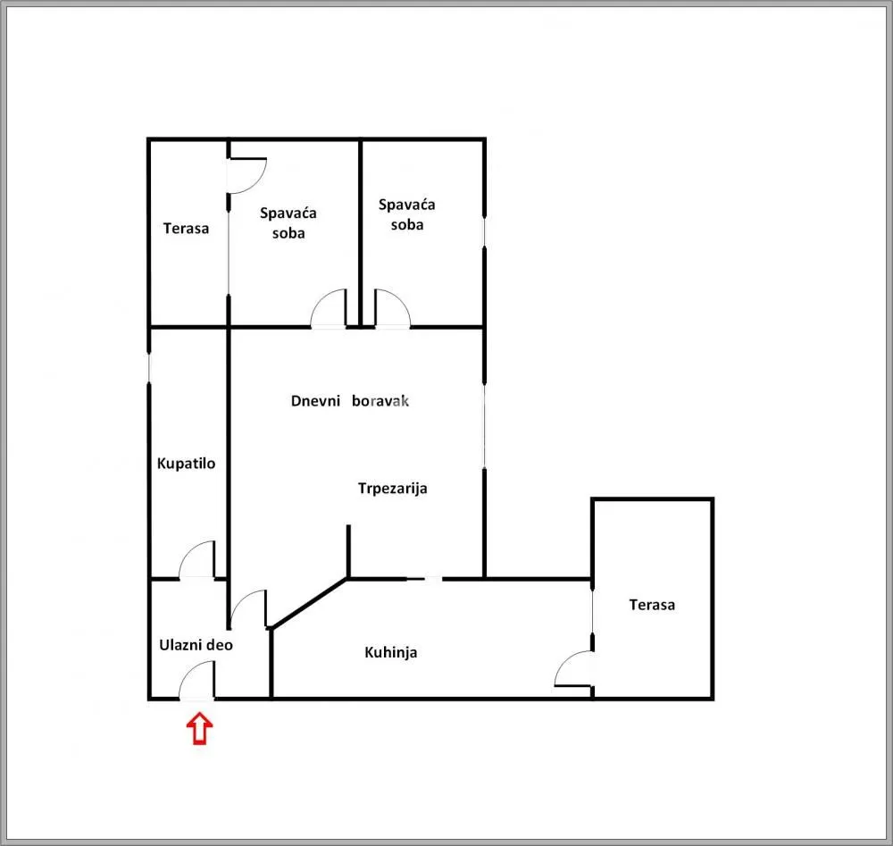 Sale, three bedroom apartment, 63m², Lekino Brdo, Voždovac Sve Podlokacije