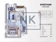 One Bedroom Apartment for Sale, 42m2, Centar, Kolašin