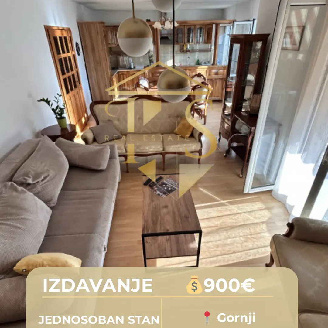 Izdavanje, jednosoban stan, 100m², Kalimanj, Tivat