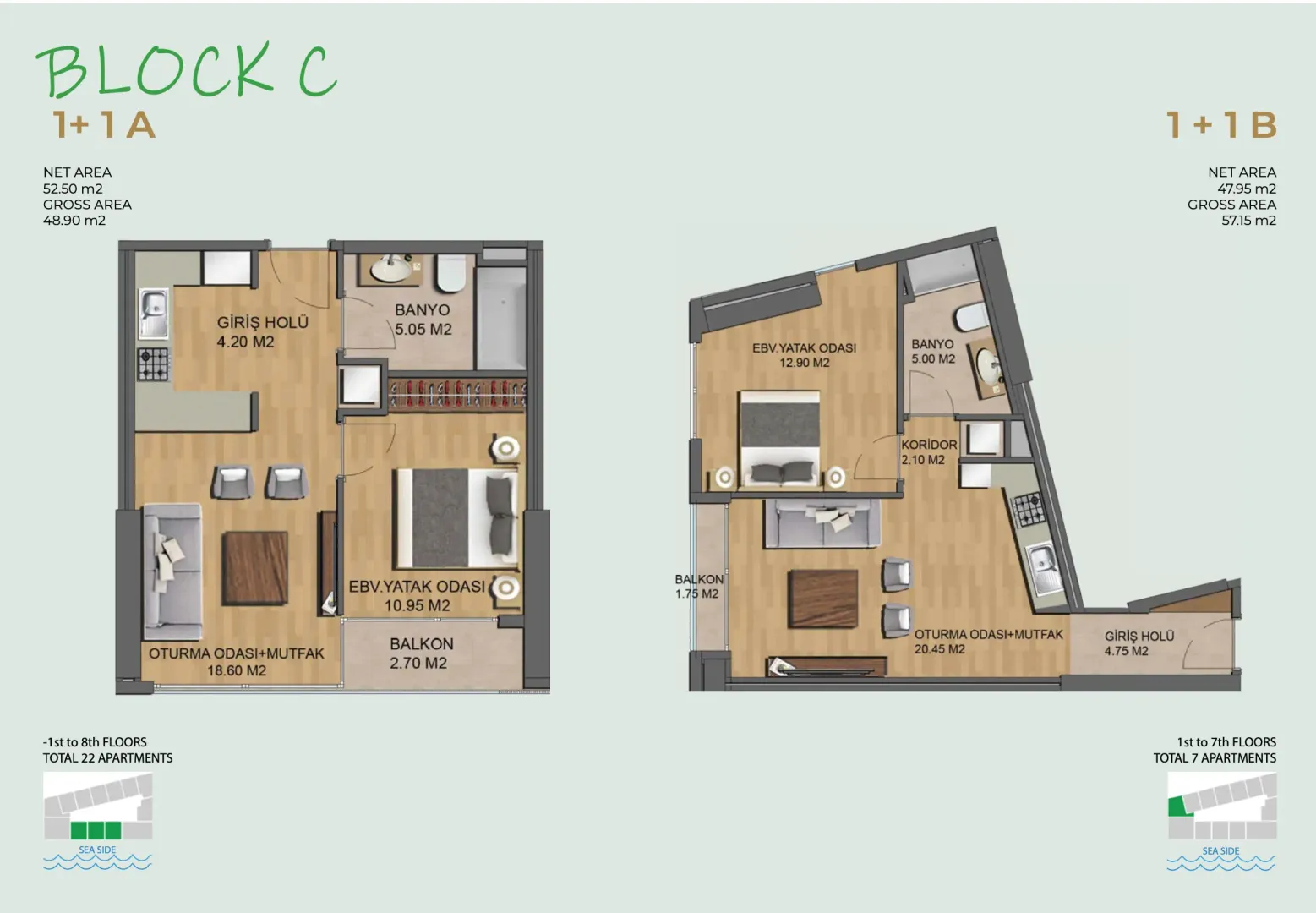 Floor plan showing the room layout and dimensions.