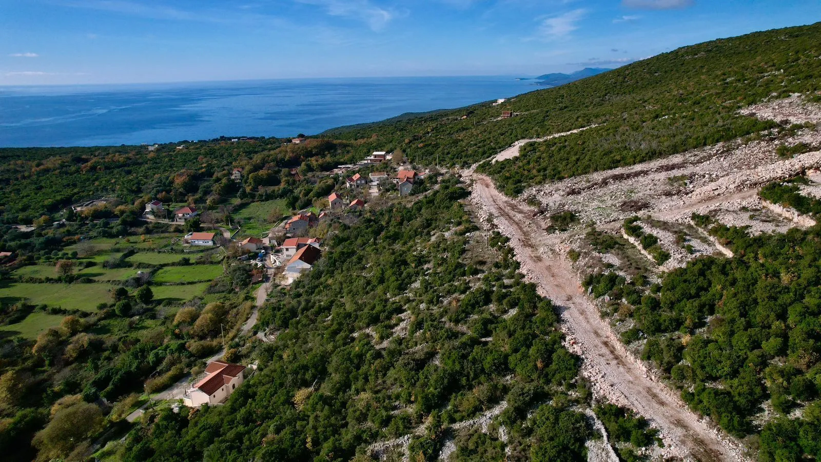 Prodaja, plac, 1500m², Zagora, Kotor
