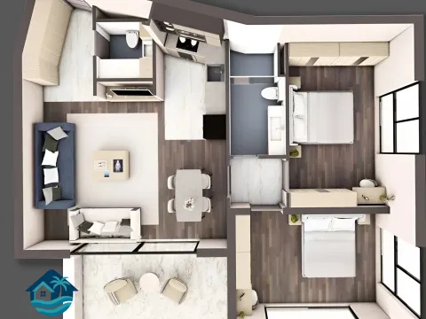 Prodaja, dvosoban stan, 87m², Centar, Bar - image 5