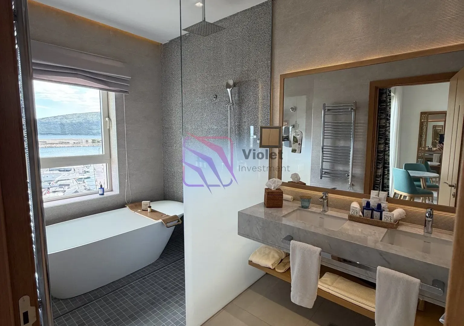 Prodaja, jednosoban stan, 47m², Luštica Bay, Tivat