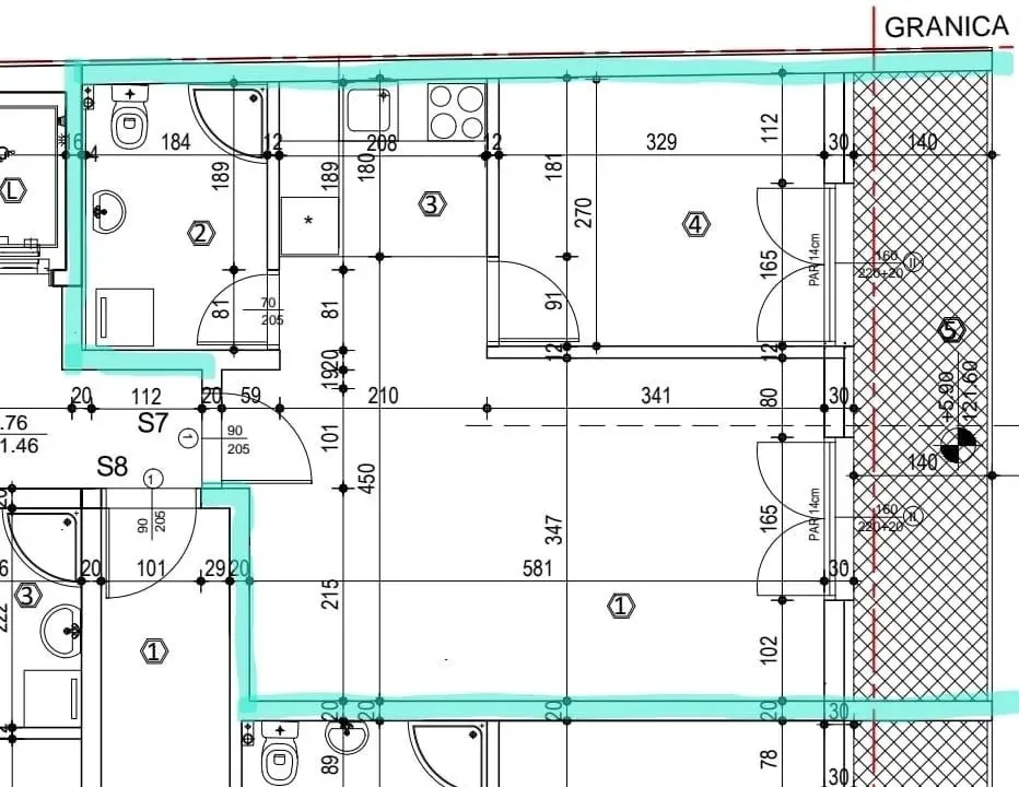 Sale, two bedroom apartment, 49m², Hadzipopovac, Palilula Sve Podlokacije