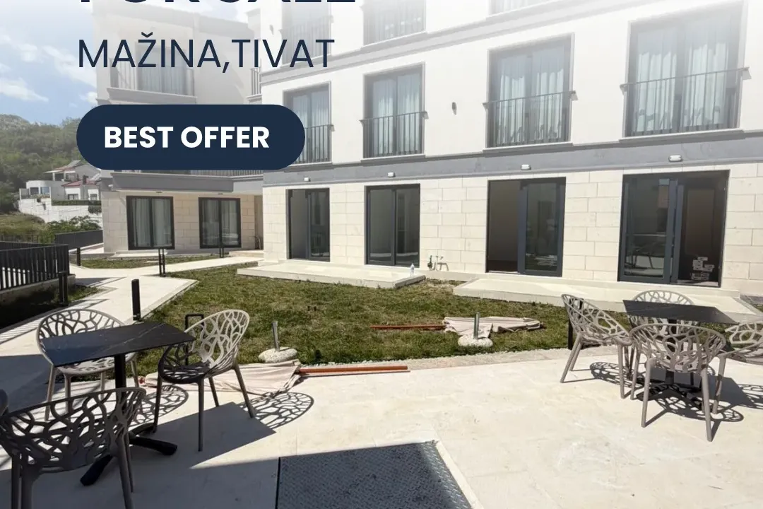 Prodaja, jednosoban stan, 40m², Mažina, Tivat