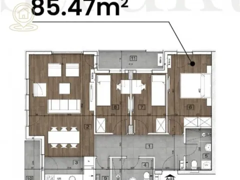 Sale, four bedroom apartment, 85m², Telep, Novi Sad Sve Podlokacije