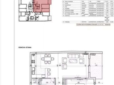 Sale, three bedroom apartment, 102m², Kotež 1, Pančevo - image 2