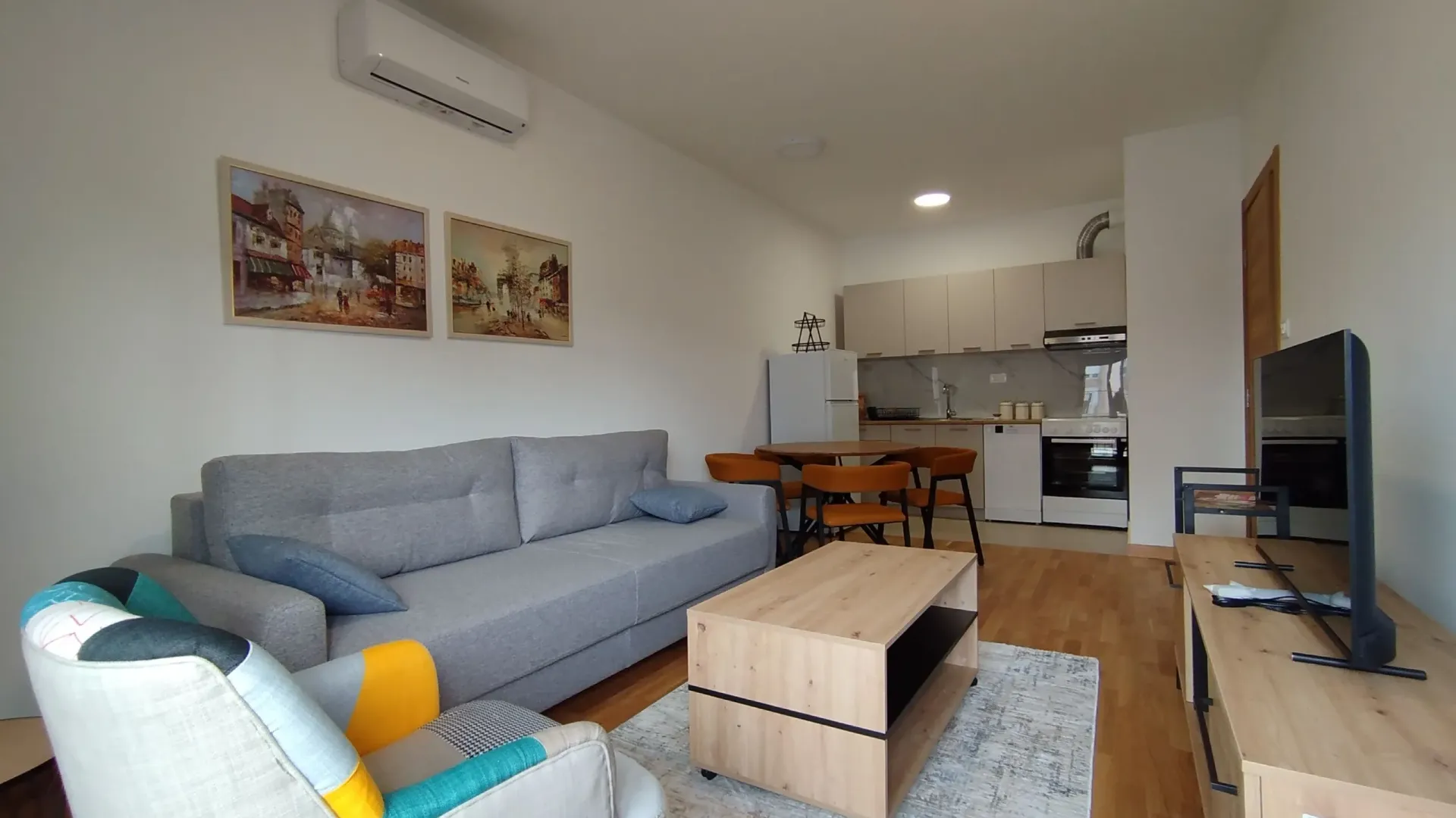 Rent, one bedroom apartment, 40m², Tološi, Podgorica