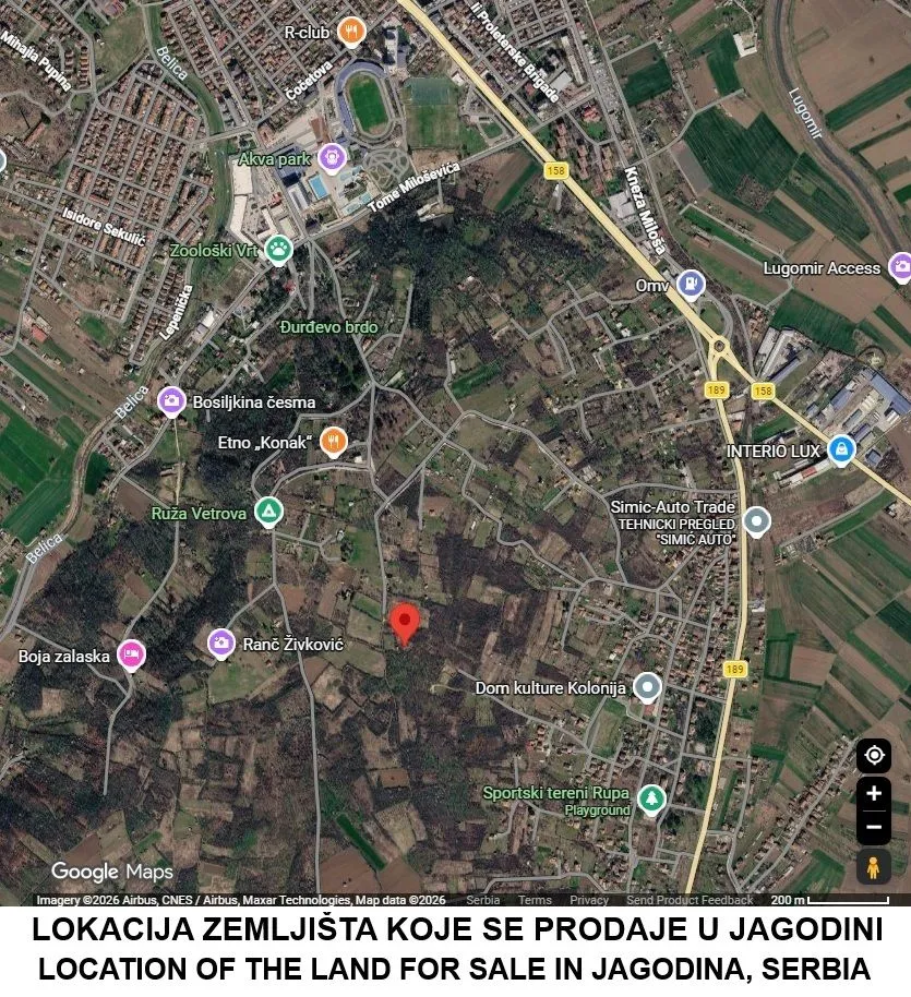 Prodaja, plac, 12785m², Đurđevo brdo, Jagodina