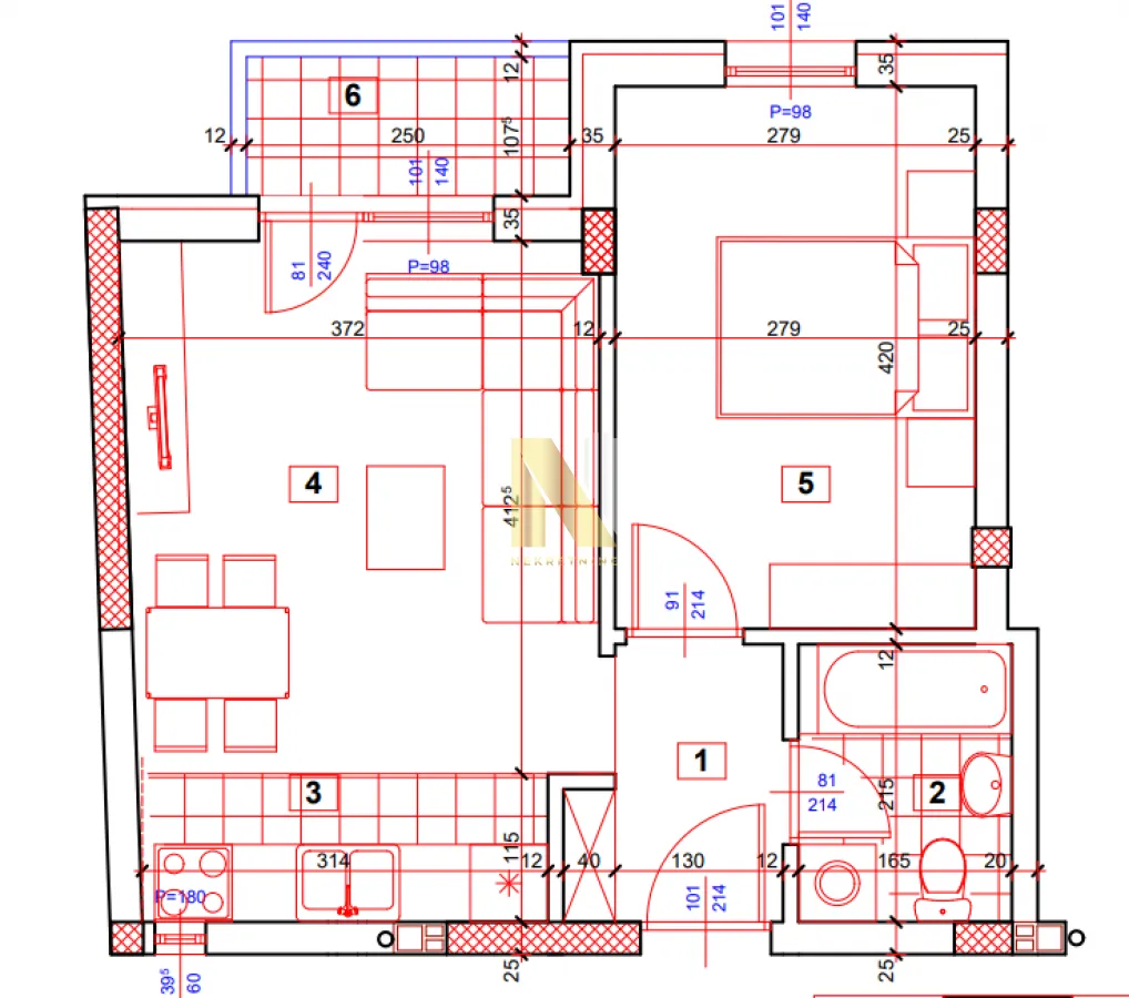 Prodaja, dvosoban stan, 40m², Petrovaradin, Novi Sad