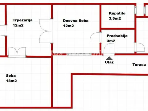 Sale, three bedroom apartment, 80m², Centar, Novi Sad