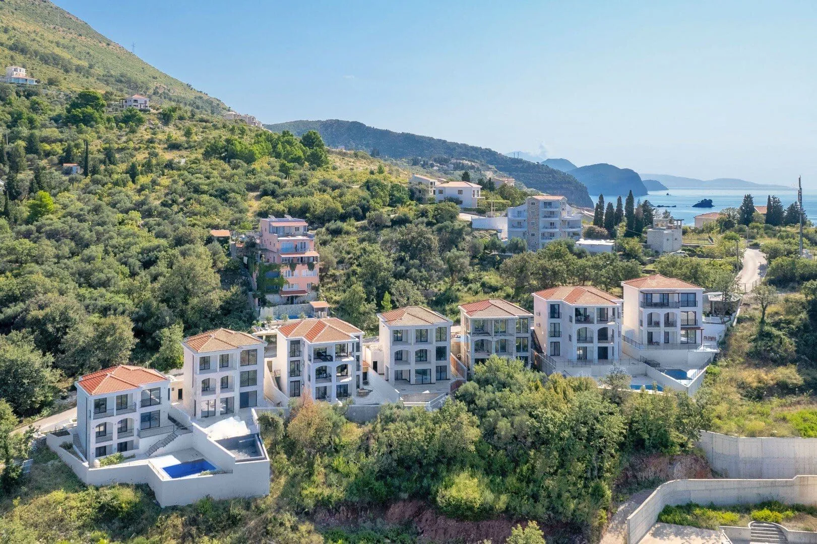 Prodaja, jednosoban stan, 55m², Skočiđevojka, Budva