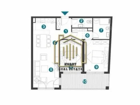 Prodaja, dvosoban stan, 76m², Zagorič, Podgorica - image 4