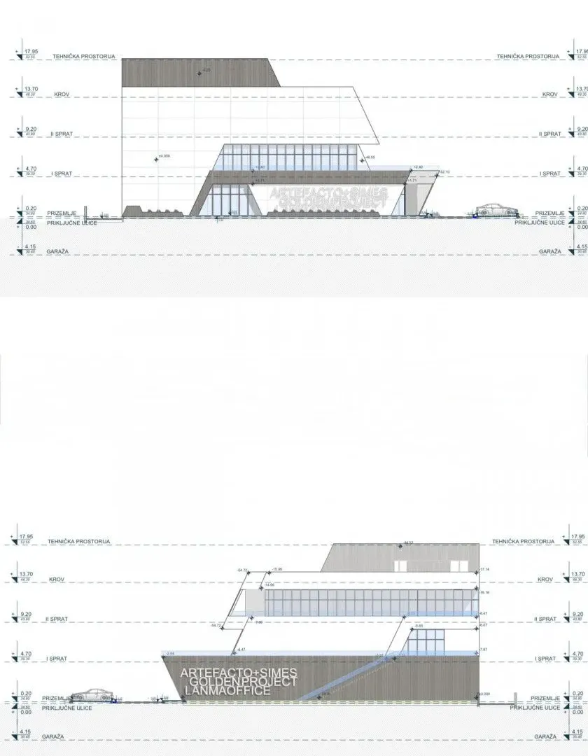 Rent, office space, 2600m², Donja Gorica, Podgorica