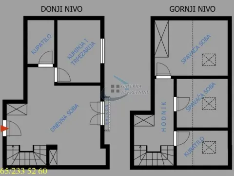 Sale, three bedroom apartment, 80m², Lekino Brdo, Voždovac Sve Podlokacije - image 6