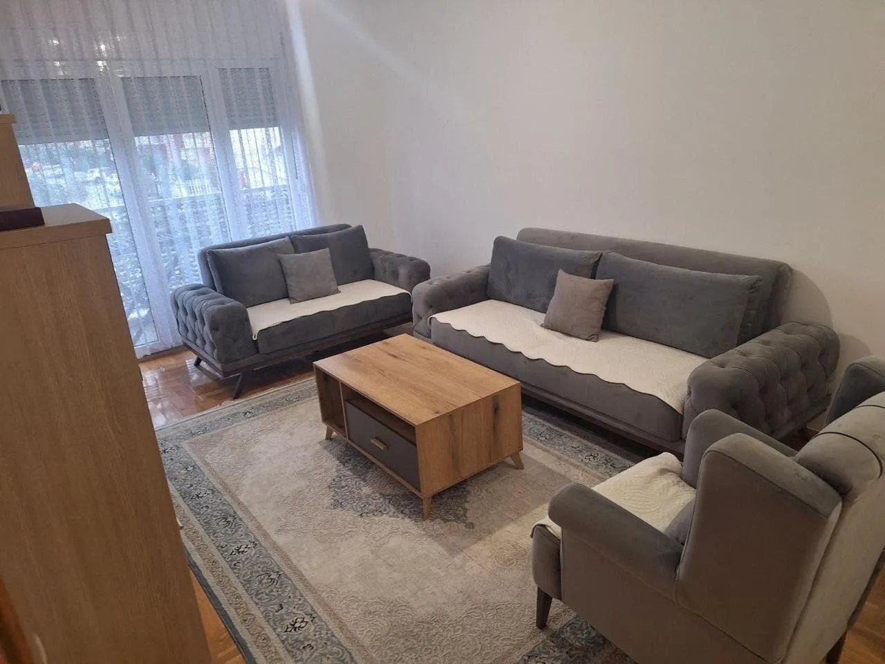 Rent, one bedroom apartment, 48m², Stari Aerodrom, Podgorica