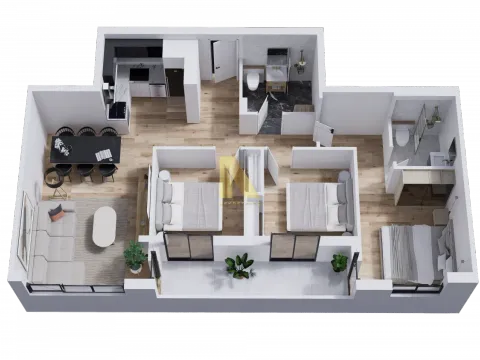 Prodaja, četvorosoban stan, 76m², Telep, Novi Sad Sve Podlokacije - image 2