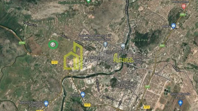 Prodaja, plac, 7764m², Sadine, Podgorica