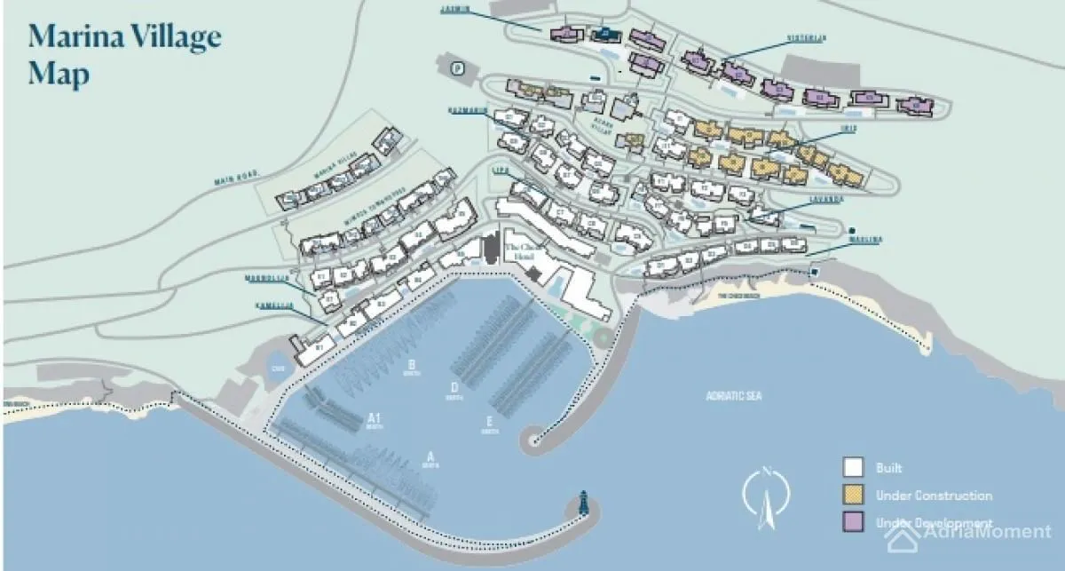 Sale, two bedroom apartment, 100m², Luštica Bay, Tivat