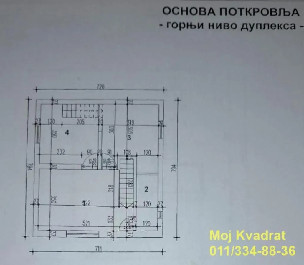 Sale, apartment, 100m², Stari Košutnjak, Rakovica