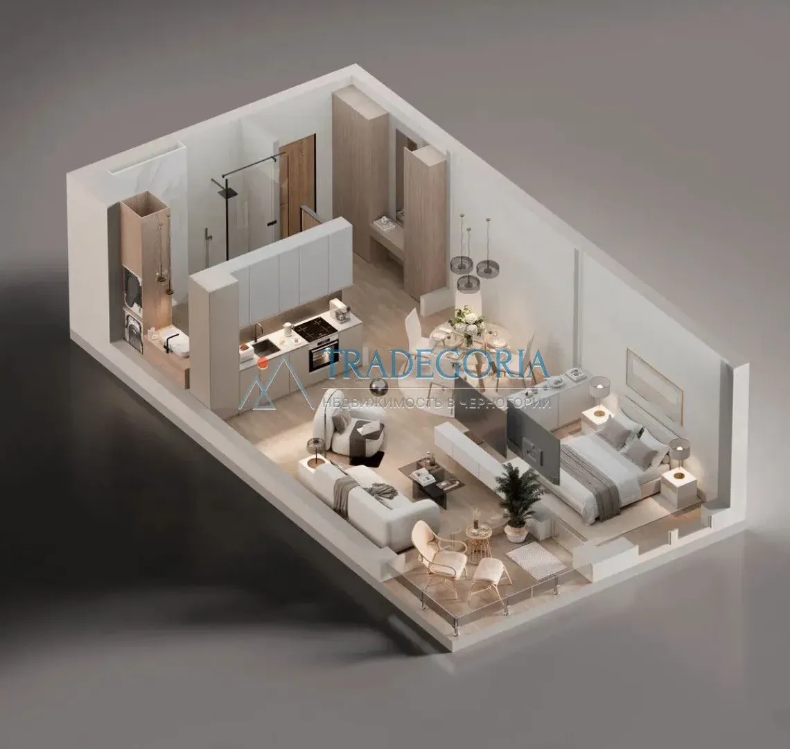 Prodaja, dvosoban stan, 103m², Bečići, Budva