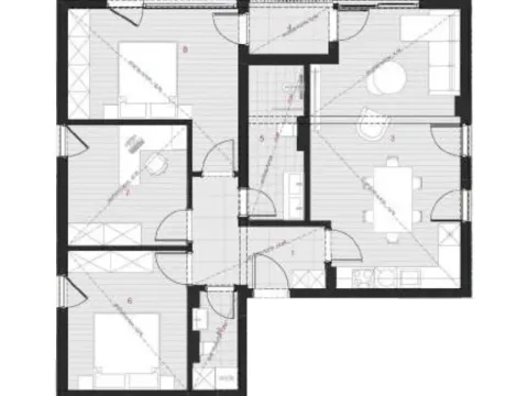 Sale, three bedroom apartment, 87m², Dobrota, Kotor - image 9
