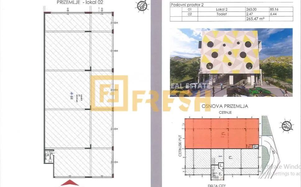 Sale, office space, 500m², Gornja Gorica, Podgorica