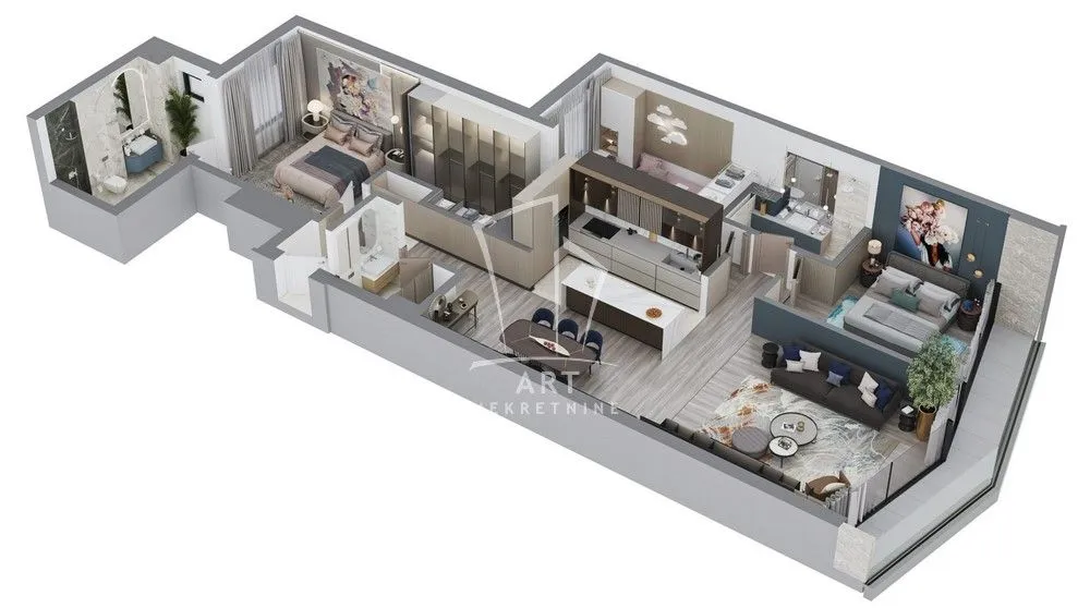 Sale, four bedroom apartment, 134m², Vračar Centar, Vračar Sve Podlokacije