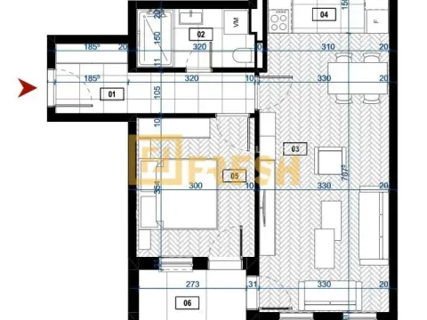 Prodaja, jednosoban stan, 52m², Zabjelo, Podgorica - image 6