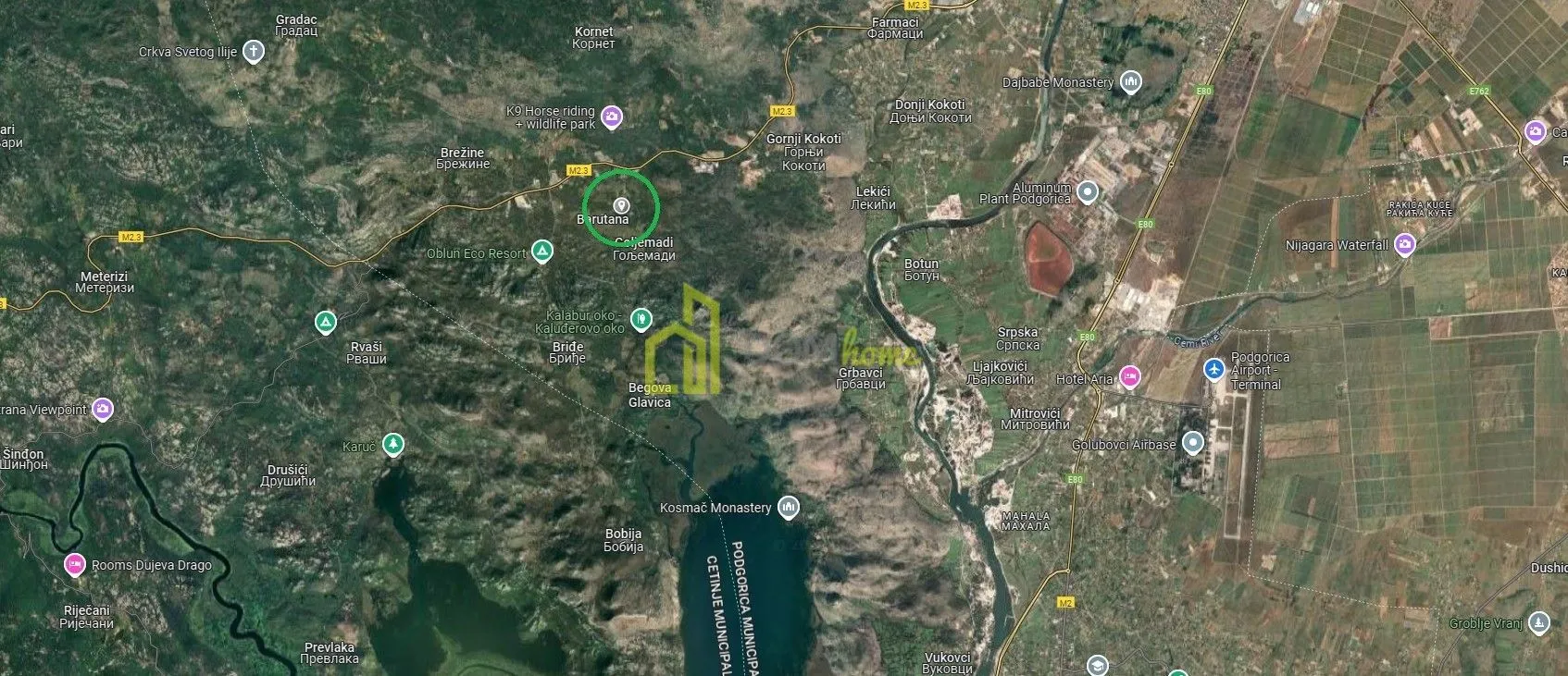 Prodaja, plac, 5000m², Podgorica, Crna Gora