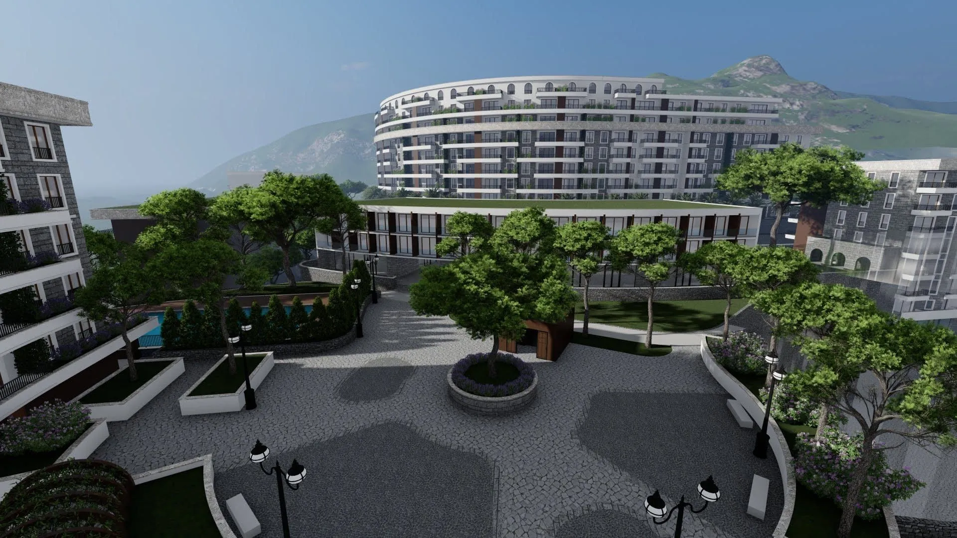Sale, two bedroom apartment, 42m², Bečići, Budva