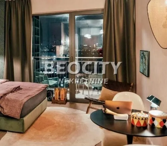 Rent, one bedroom apartment, 35m², Beograd Na Vodi, Beograd