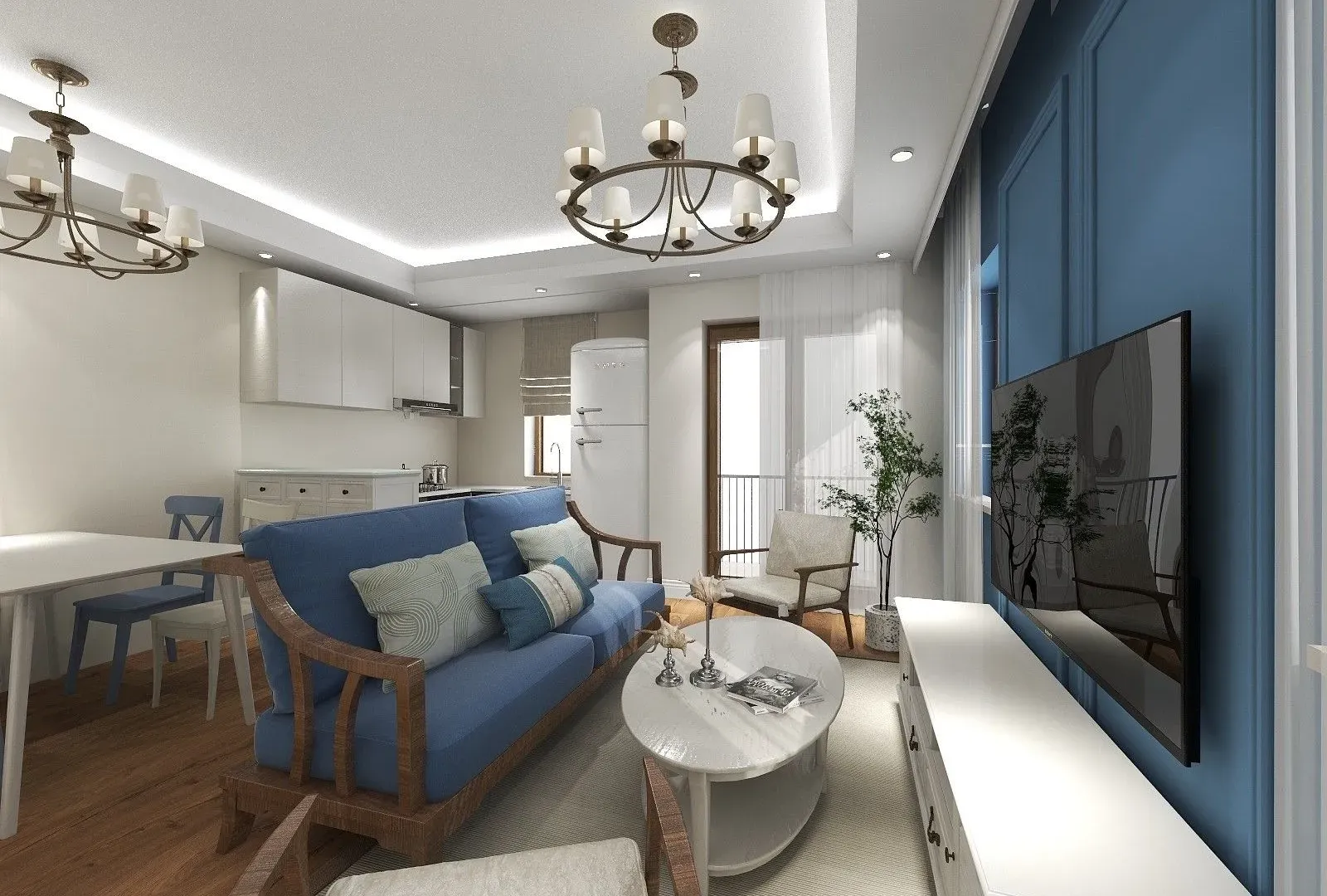 Sale, one bedroom apartment, 55m², Risan, Kotor