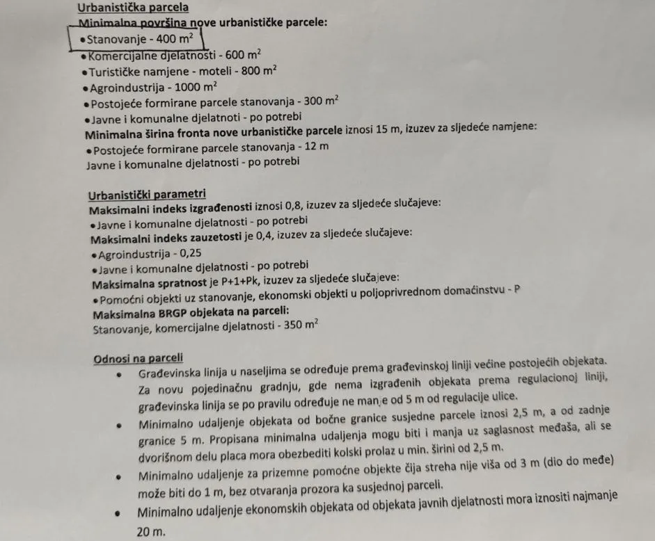 Prodaja, plac, 3000m², Ćurilac, Danilovgrad