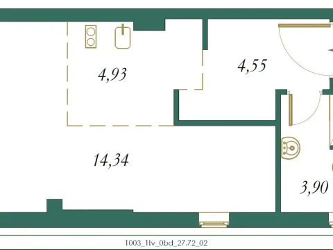 Sale, apartment, 28m², Centar, Kolašin - image 8
