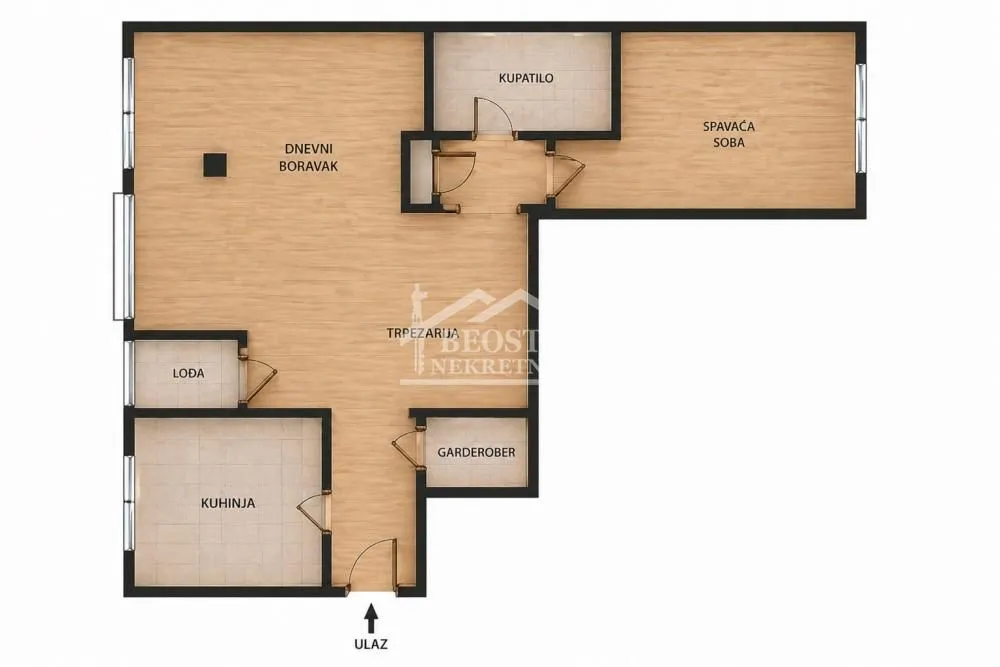 Prodaja, dvosoban stan, 70m², Vračar Hram, Vračar Sve Podlokacije