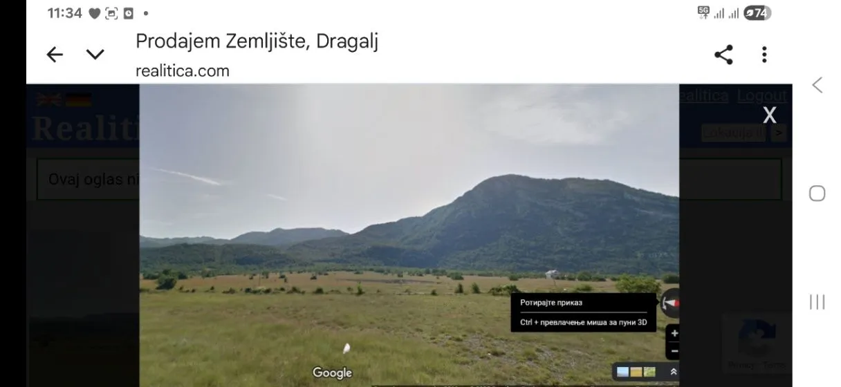 Prodaja, plac, 8905m², Kotor, Crna Gora