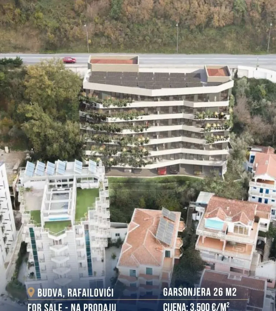 Prodaja, jednosoban stan, 27m², Bečići, Budva