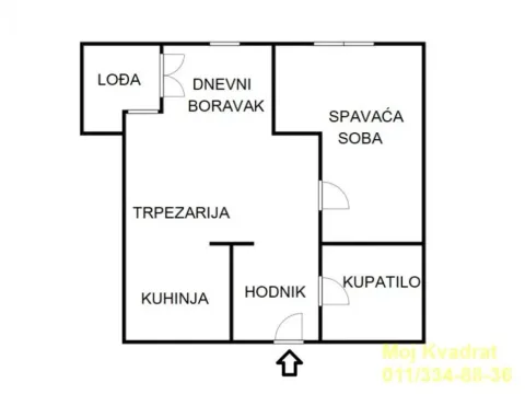 Prodaja, jednosoban stan, 43m², Novi Beograd Blok 72, Novi Beograd Sve Podlokacije - image 9