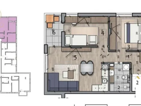 Prodaja, dvosoban stan, 56m², Pantelej, Niš - image 2