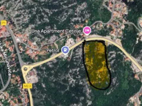 Prodaja, plac, 12437m², Cetinje, Crna Gora