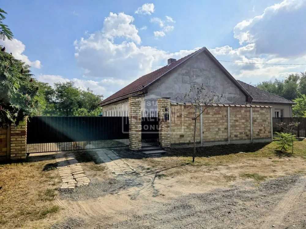 Pogled na dvorište i kapiju kuće sa ograđenim placem.