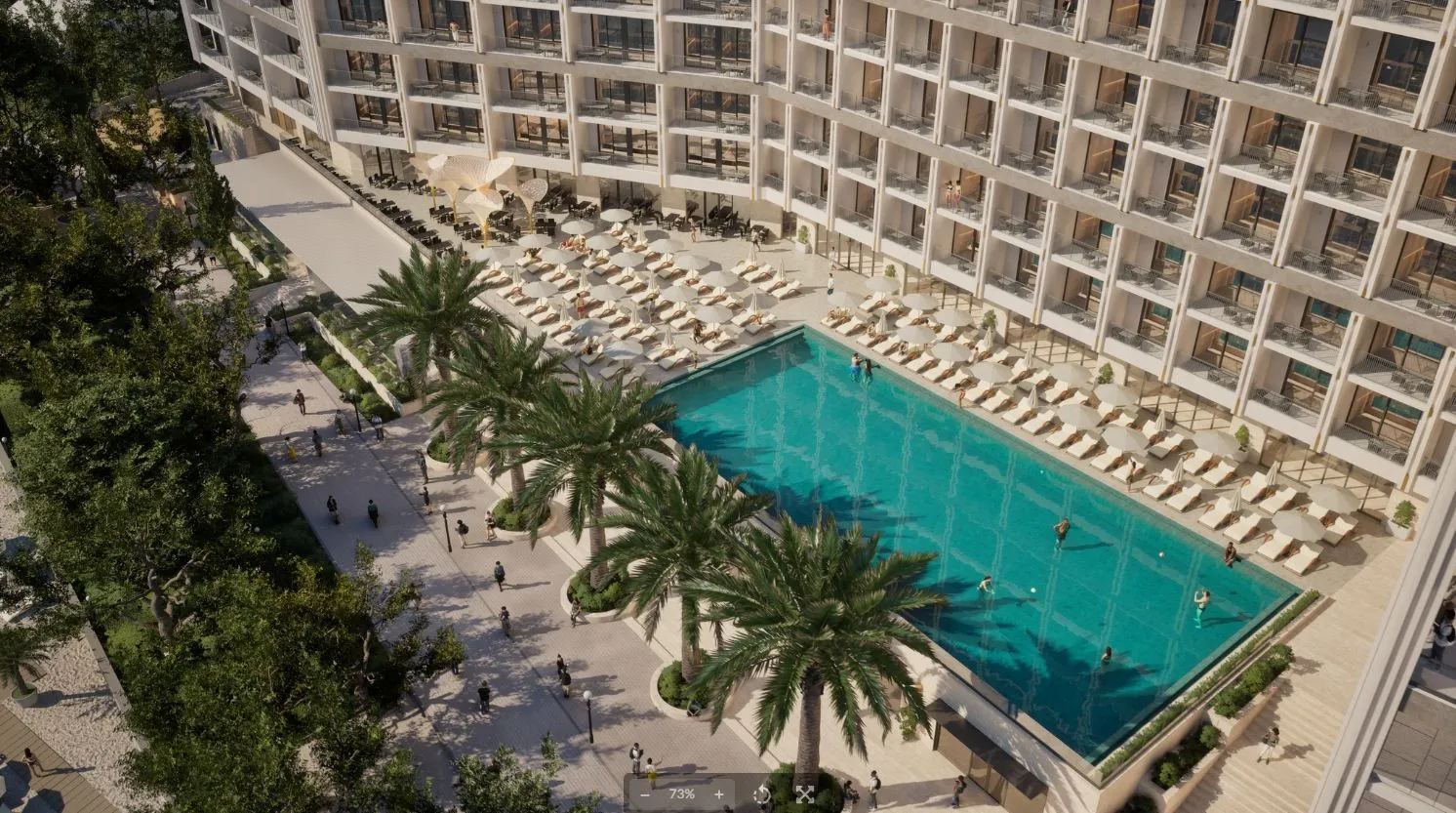 Sale, one bedroom apartment, 59m², Bečići, Budva