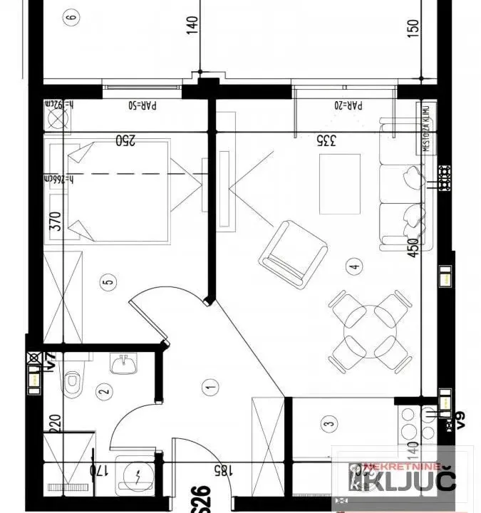 Prodaja, dvosoban stan, 43m², Telep, Novi Sad Sve Podlokacije