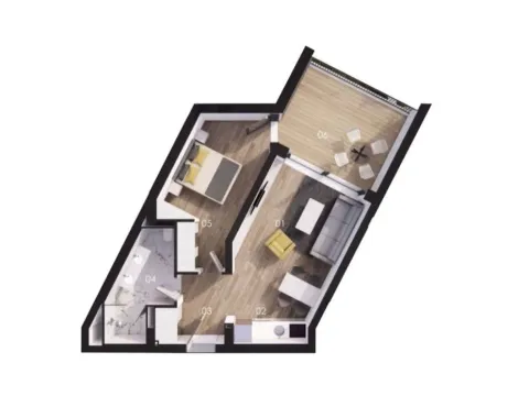 Prodaja, dvosoban stan, 60m², Bečići, Budva - image 8