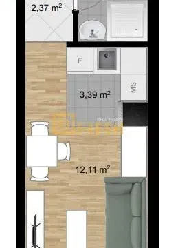 Sale, apartment, 21m², Stari Aerodrom, Podgorica - image 2