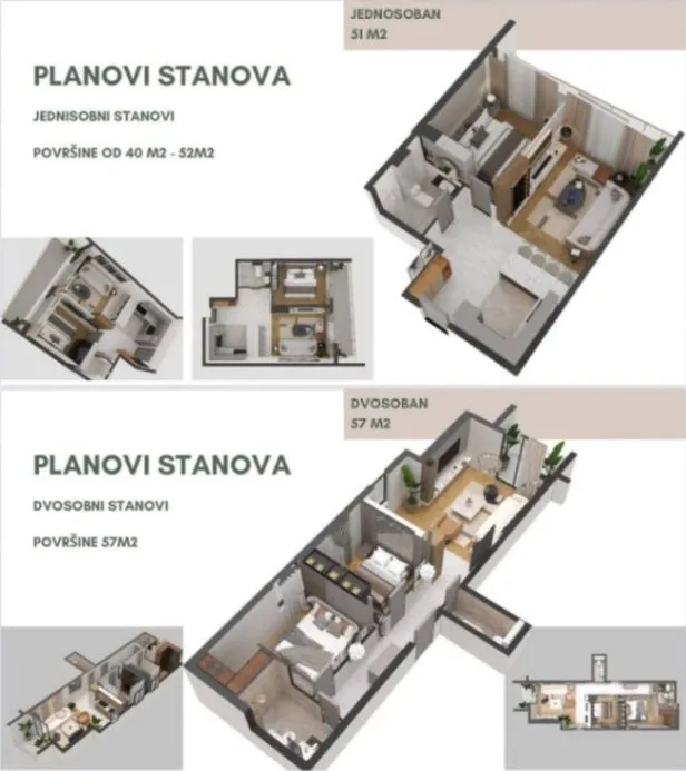 Sale, one bedroom apartment, 45m², Bečići, Budva