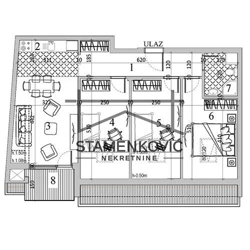 Prodaja, jednosoban stan, 62m², Podbara, Novi Sad Sve Podlokacije