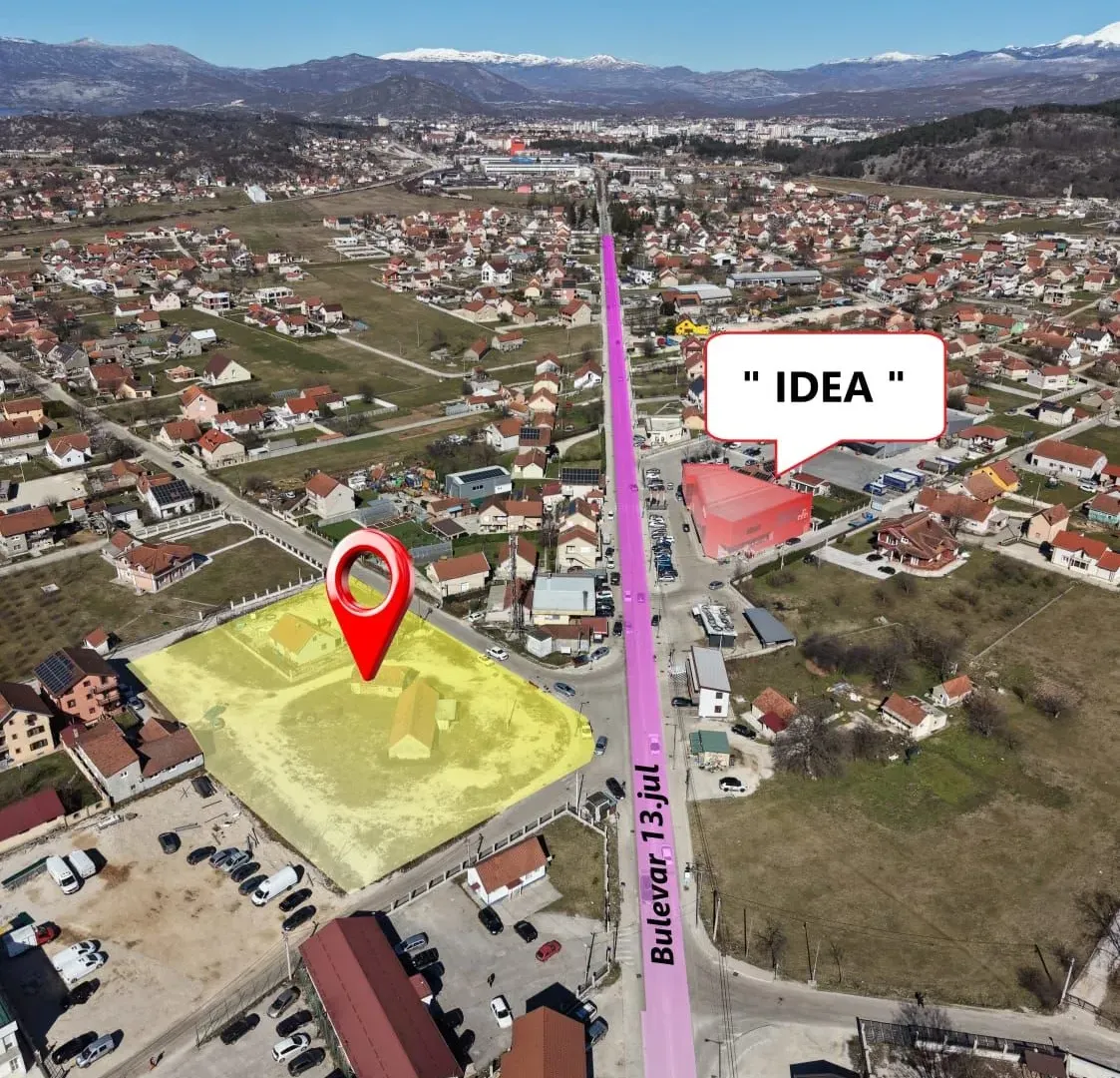 Prodaja, plac, 4904m², Kličevo, Nikšić
